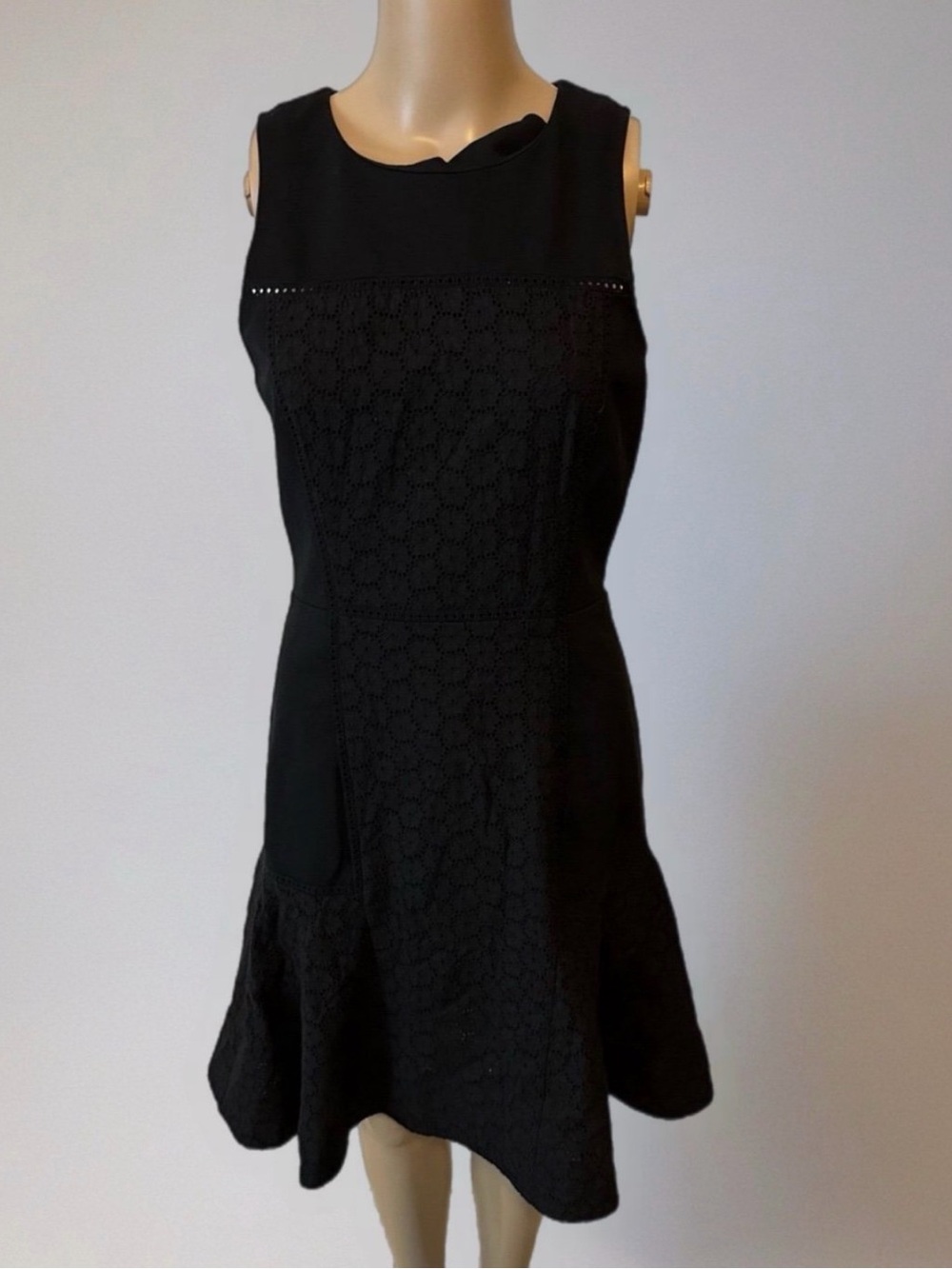 J. Crew Collection Black Label Black Dress A4897 Size 2 MSRP $325